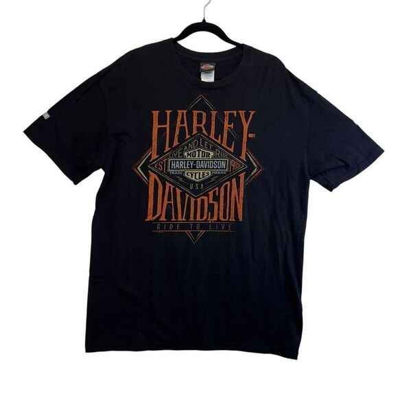 XL Harley Davidson Tee Shirt McGrath iowa city hawkeye - Picture 7 of 13
